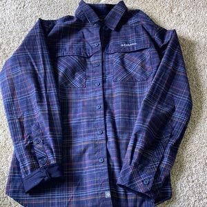Men’s Columbia Long Sleeve Button Down Omni Shield